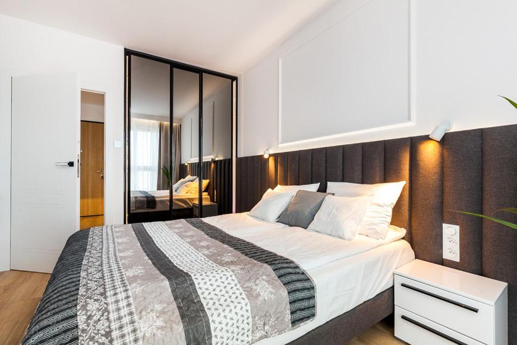 "Nowy Apartament" Sypialnia , Garaz, 1500 M Od Morza, Netflix Gdaňsk Exteriér fotografie